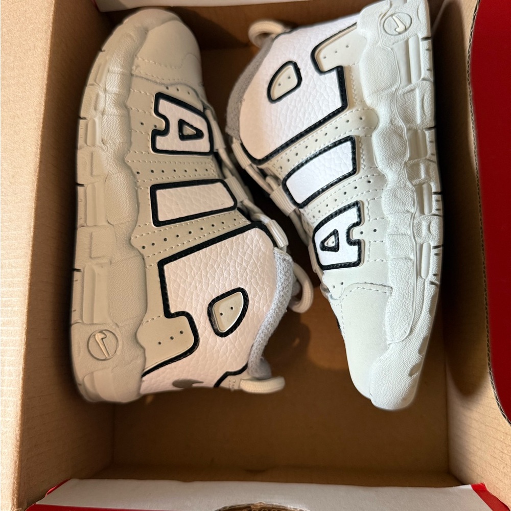 Nike Air More Uptempo in Gray, White and Black